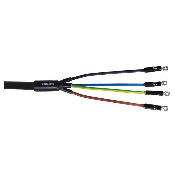 SFEH Heat shrinkable cable termination for unarmoured polymeric cables
