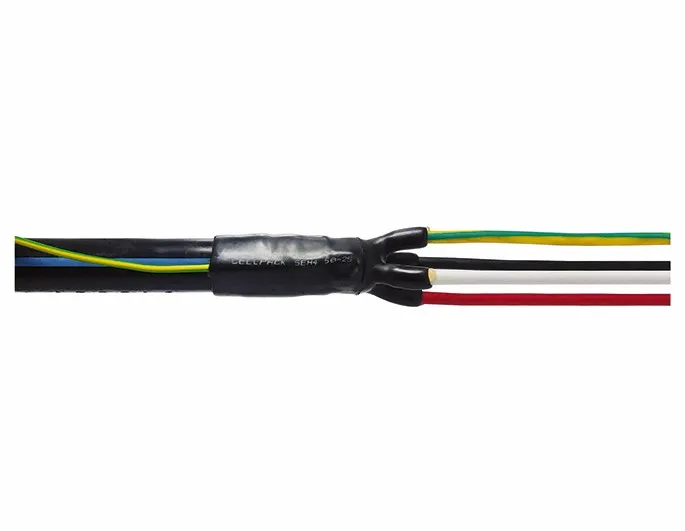 SEH4-V-S Heat shrinkable indoor cable termination for armoured polymeric cables