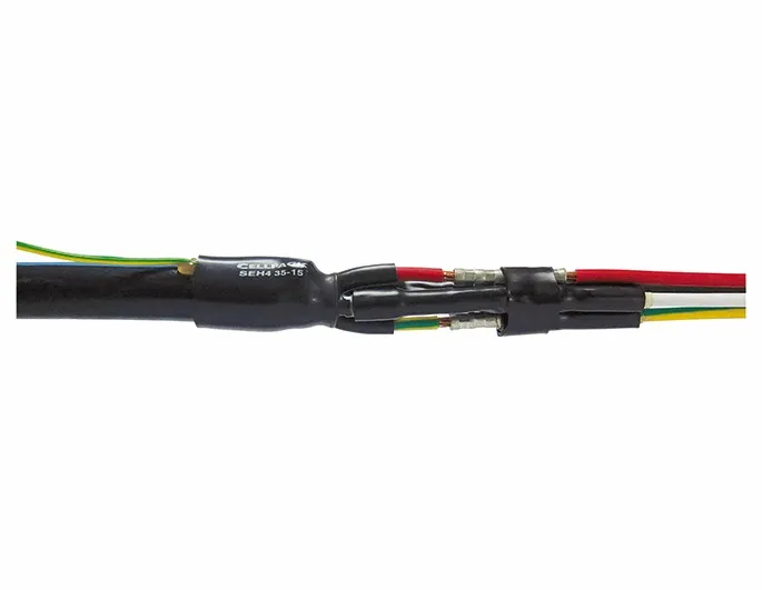 SEH4-A-Z Heat shrinkable cable termination for armoured polymeric cables mit konzentrischem Leiter