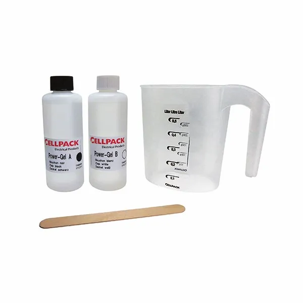POWER-GEL Two-component gel based on silicon to cast branch and connection boxes