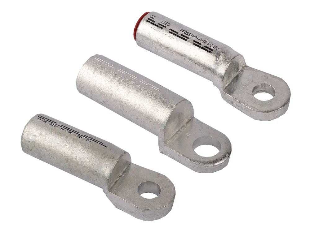 DK-AL-LD Compression cable lug Al longitudinally sealed for low and medium voltage