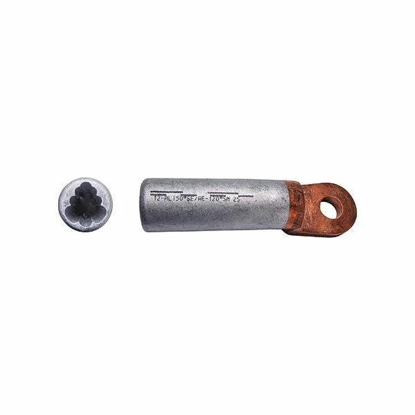 DKS-AL-CU-LD Compression cable lug Al-Cu longitudinally sealed, for low and medium voltage