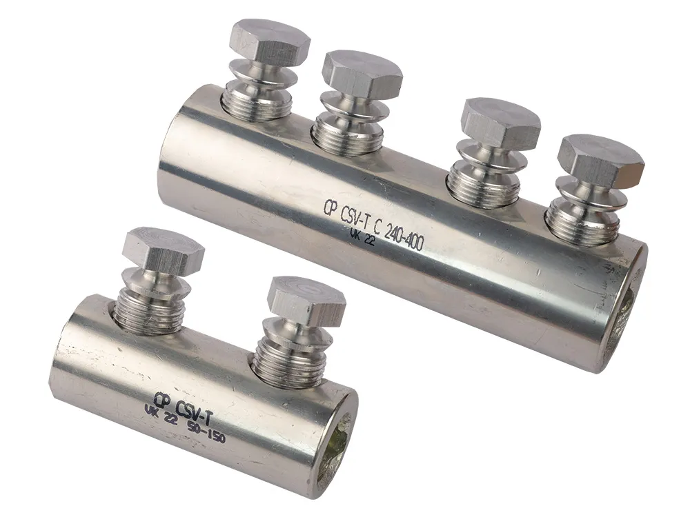 CSV-T Screw connector for Cu and Al longitudinally sealed with separator for low voltage