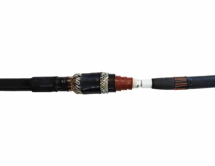 CHM-V-42kV 1-core straight-through joint with screw connector for 1-core polymeric cables