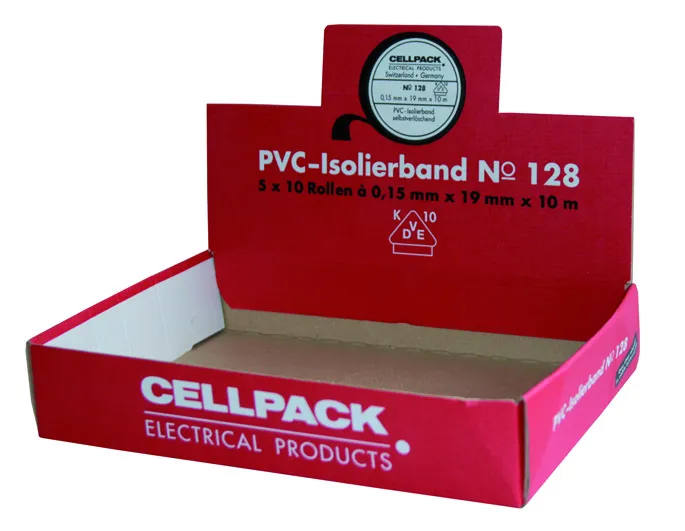 Tapes-accessories Counter display for insulating tapes No. 128
